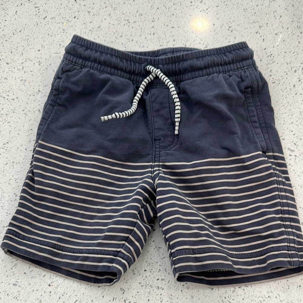 Tea Collection Blue and White Striped Shorts